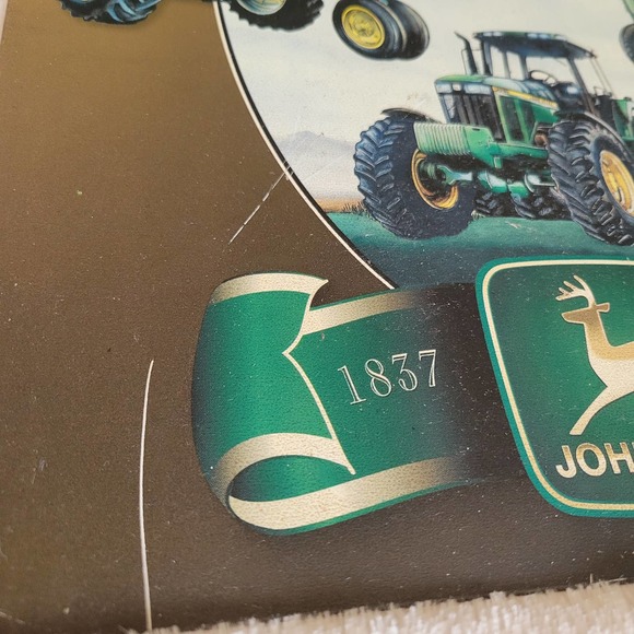 VTG John Deere 'Celebrating 160 Years' 1837-1997 Tractors Tin Metal Sign✨️13x16 - Picture 5 of 12